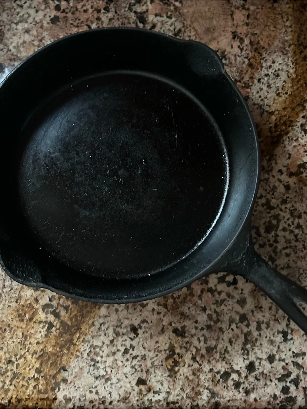Vintage Griswold No. 8 Cast Iron Skillet  Large Block Logo